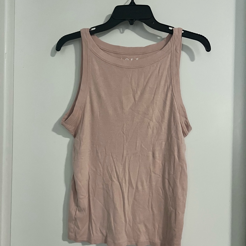 LOFT Pink Tank Top Sleeveless Style